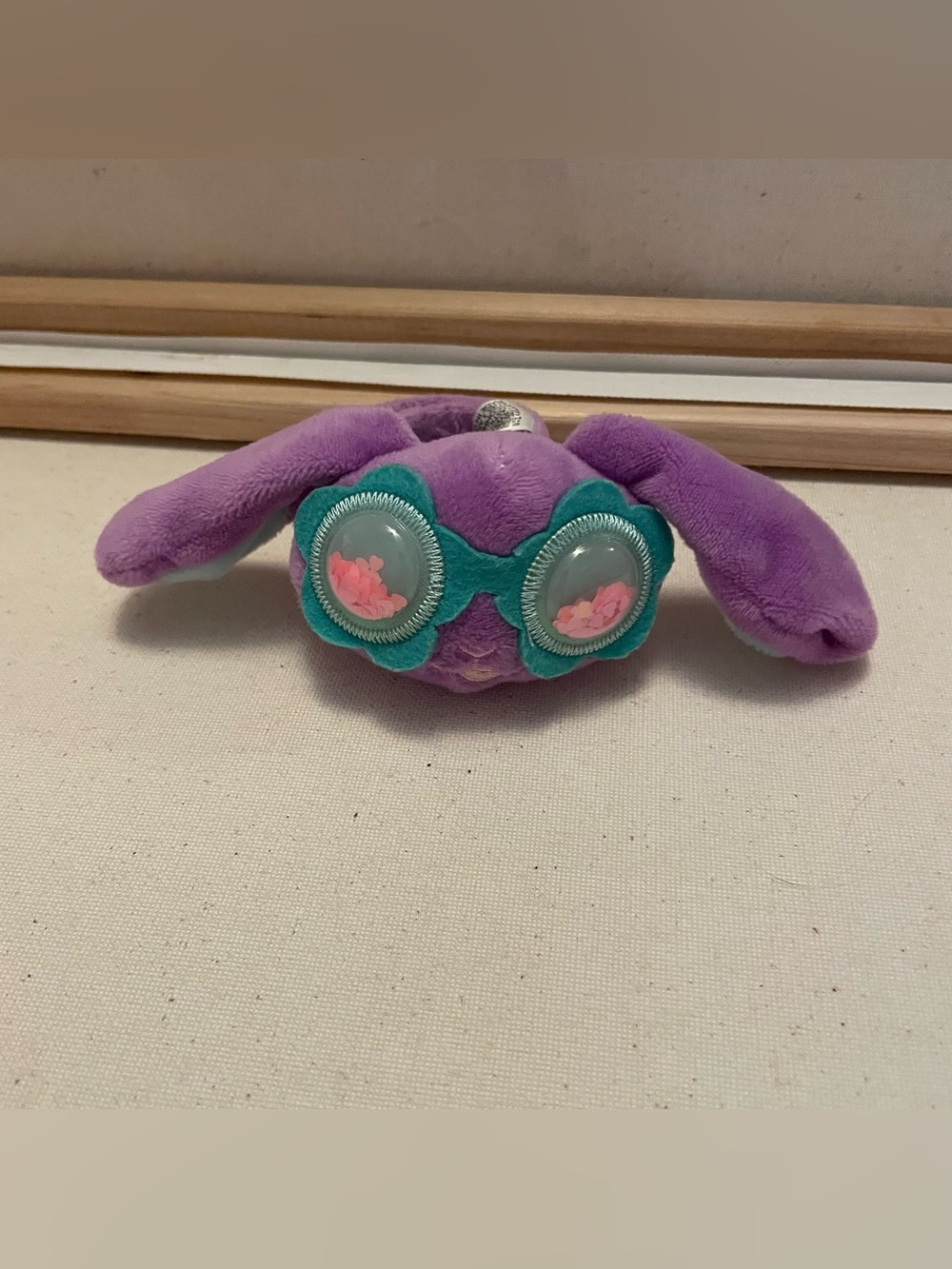 Target Sunny Bunny Plush Slap Wrist Bracelet Purple Animal Adventure jewelry